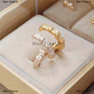 [COD] Man YingLie European And American Style Electroplated Ccb Open Bracelet High-End Light Luxury Niche Bracelet Personality All-Match Bracelet