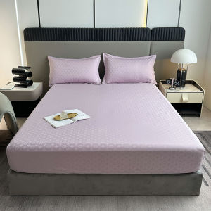 SUNLIGHT HOME Waterproof BedsheetPrinted Bed SheetComfortable Fitted Bedsheet 5 ColorsBreathable Mattress Protector