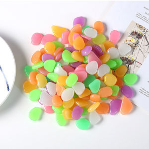 Combo 50 và 100 viên đá nhân tạo phát sáng sỏi dạ quang trang trí tiểu cảnh chậu cây cảnh hồ cá - T0118