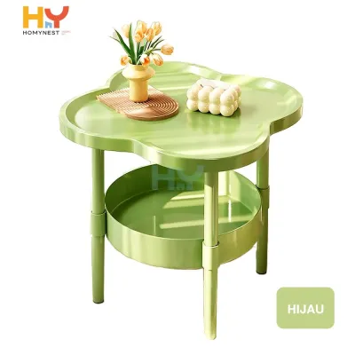 HOMYNEST Meja Kopi Meja Sudut Minimalis Meja Sudut Portable Serbaguna Coffee Table Berkualitas
