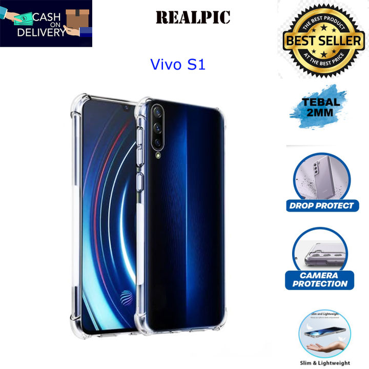 PROMO (BISA COD) Case Vivo S1 Casing Clear HD KETEBALAN 2MM BENING