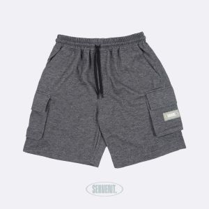 SERVENT - Celana Pendek Pria Cargo Boarshort Bahan Premium Tebal Short Pants Santai