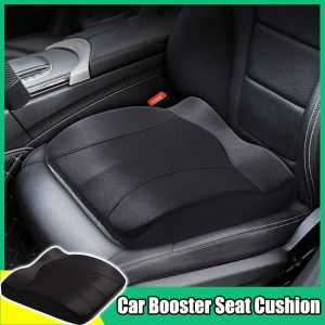 Booster Seat Cushion for Car Driver Hip Pain Memory Foam Raised Height Washable Cover Short People Pad Mats Protector