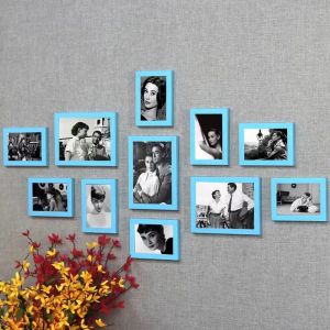 OUR HOME Photo frame Photo wall pendulum wall hanging 11PS (7inches 8P/10inches 3P")  No need to punch holes