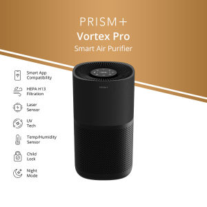 [LARGE COVERAGE] PRISM+ Vortex Pro Air Purifier | HEPA H13 | 830ft² Coverage | Smart Control | Laser Sensor