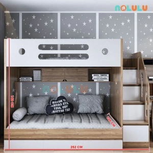 Giường Tầng Người Lớn Mang Phong Cách Hiện Đại GT285
