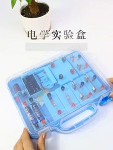 CuddleCove Kids Circuit Experiment Kit 26PCS STEM Science Learning Set Series Parallel Switch Bulb Wires Box