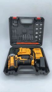 High quality 48V Cordless Drill Heavy Duty With Hammer Drill Driver Electric Impact Drill Set Sale Rechargeable Power Tools