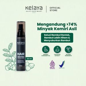 Kelaya Minyak Kemiri 50ml Penebal Rambut Rontok Oil Perawatan Rambut Hair Tonic