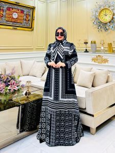 Magnolia Vol 4 By Almeyra Gamis Set Hijab Segi Empat Ceruti Armani Digital Printing Setrip