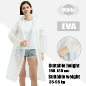 Adult Recycle Eva Non-Disposable Kids Rain Coat Foldable Waterproof Rain Coat Outdoor Hiking Travel Fishing Rain Jacket Baju Hujan