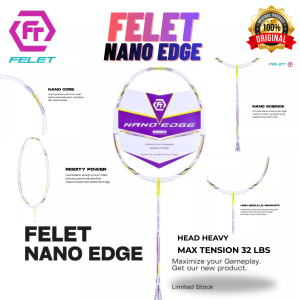 RAKET BADMINTON BULUTANGKIS RAKET FELET NANO EDGE ORIGINAL