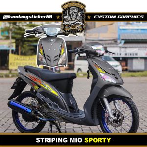 Striping Mio Sporty Fire Simple Thailand Mio Smile Mio Garnis Thailooks Sunmori Striping Mio Ori Striping Mio Api KandangSticker