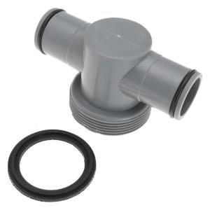 Multifuntional T Joint Pool Hose Connector Pool Accessories Plastic Texture for Seamlessly Connection of Multiple Hoses