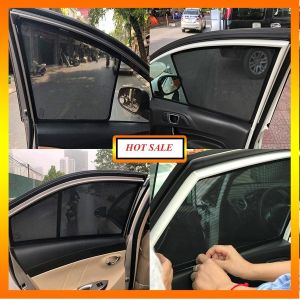 Rèm che nắng theo xe cao cấp hút rèm chắn nắng ô tô chắn nắng theo xe ô tô - bộ gồm 4 tấm BAUHO