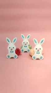 COD ( Disetrika ) Bordir Tempel Kelinci Iron Patch Bordir Bunny Patch Iron Lucu Emblem Bordir Tembelan Kaos Bolong Tempelan Baju Sobek Tambalan Celana Robek Hiasan Baju Stiker Bordir Premium Lucu Tembel Baju