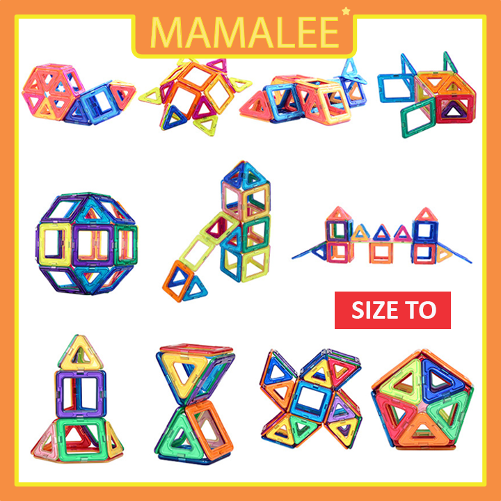 Đồ Chơi Xếp Hình Nam Châm 3D Size Lớn Magnetic Toys - Lắp Ghép Nam Châm ...
