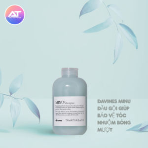 Dầu Gội Xả Mặt Nạ Davines MINU – Chăm Sóc Tóc Nhuộm Màu Giúp Tóc Mềm Mượt Và Tăng Độ Bóng