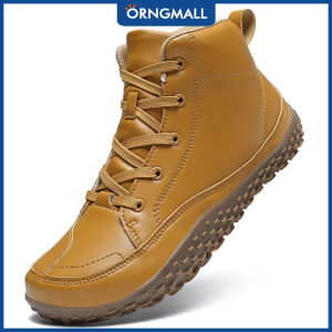 ORNGMALL Giày thể thao nam thường ngày có dây buộc-Giày ngoài trời & EVERYDAY Tầm Trung đế đệm & đế cao su chống trượt cho trekking tất cả các mùa Giày thường ngày-Kiểu dáng thể thao lót thoải mái lối sống năng động