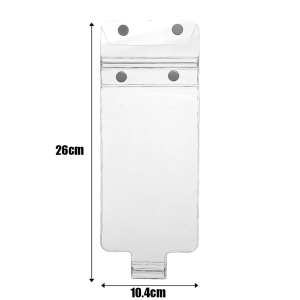 10 ชิ้น เคสโทรศัพท์กันน้ำแบบใสหนา / เคสโทรศัพท์กันฝนสำหรับผู้ขับขี่มอเตอร์ไซค์ / เคสโทรศัพท์หน้าจอสัมผัสสำหรับชาร์จ