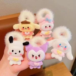 IKAT RAMBUT BULU BONEKA CUBIDUT KARAKTER SANRIO CINNAMOROLL MELODY / KARAKTER BONEKA KARTUN