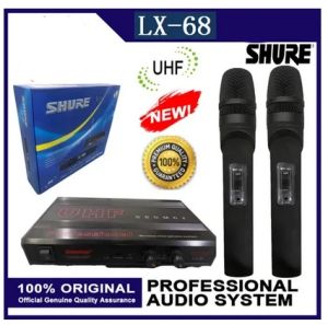 Shure LX-68 2 Channel UHF Professional Wireless Microphone System