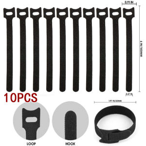 KOVEX 50pcs Cord Organizer Keeper Holder Wire Organizer Cable Fastener Cable Velcro Data Strap Cable COD