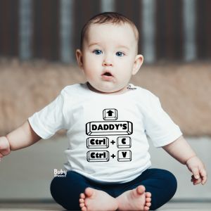 Funny Daddy Mommy Baby Onesie Family Matching Outfit Cotton Romper 0-12M Newborn Gift PH