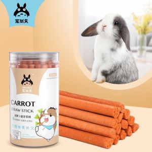 Natural Carrot Molar Stick healthy snack rabbit chinchilla hamster guinea pig chew food