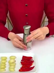 Onion Chopper 304 Stainless Steel Hand Pressure Garlic Cutter Chop Tomato Crusher Fruit Vegetable Tools Home Kitchen Gadgets