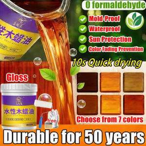 Wood Varnish vernish kayu wood stain syelek kayu waterproof Antifungal UV protection Anti-corrosion Wear-resistant