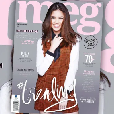 MEG Fashion Magazine November 2015 - Maine Mendoza Pink Cover Edition Trendy Fashion Trends & Lifestyle Articles