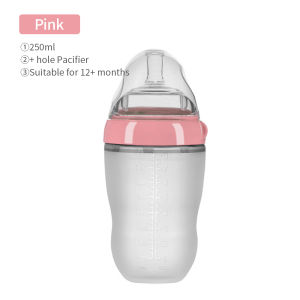 Mumystation PIKO BELLO  Baby silicone Bottle Feeding With Straw  Botol susu baby anti colic BPA FREE