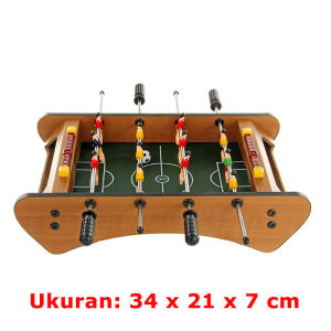 Mainan Sepak Bola Meja Table Football Bahan Kayu Permainan Meja Anak Desktop Soccer Family Game