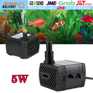 5W Mini Submersible Water Pump Motor Pompa Air Cooler Air Celup AC 220-240v Untuk Kolam Ikan/Air Mancur Dll