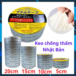 (Hàng Chuẩn) - Băng keo chống thấm Nano Top One NHẬT BẢN - Băng Dính Chống Thấm Nước Chống Dột Mái Tôn Dán Tường.