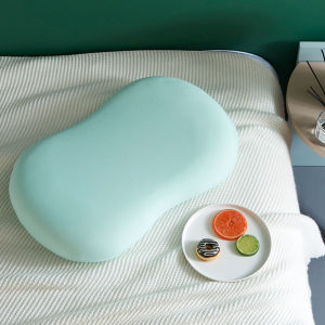 35X55cm Egg Cat Belly Pillow Soft Memory Foam Pillow Soft Comfort Neck Pain Relief Ergonomic Pillow for Sleeping Support 510g