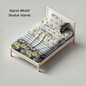 Sprei 80x200x15 Sudut Karet Motif Karakter Dan Abstrak Aesthetic