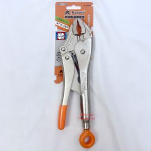 Kìm chết có móc treo Kapusi Japan Thép Cr-Mo mạ niken siêu bền kìm bấm hàm Kềm kẹp chết