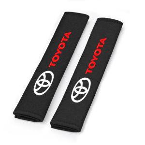 【COD&Ready Stock】2pcs Car Seat Belt Pads Shoulder Sheath Universal Car Seat Belt Cover black Cotton Car Shoulder Protector Strap Pad Cushion Cover for TOYOTA Car Seat Belt Shoulder Pads Strap Harness Covers Shoulder Pad Seat Belt Cover