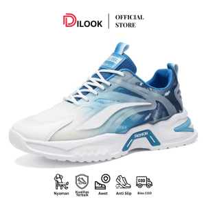 DILOOK S076 Sepatu Olahraga Pria Sepatu Pria Casual Sneakers Fashion Cowok Kekinian