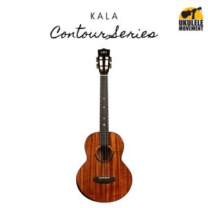 Kala Contour All Solid Gloss Mahogany Baritone Ukulele (gigbag included)
