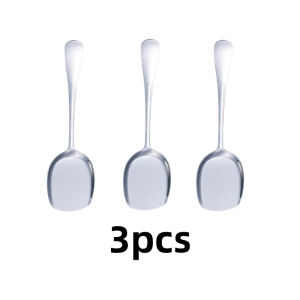 3pcs Serving Spoon Set Stainless Steel Serving Spoon Makapal Kutsara Dinner Spoon Kitchen Utensils