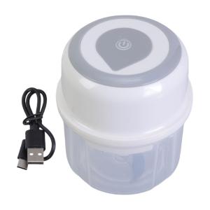 Nhỏ dùng nguồn USB dụng cụ nghiền tỏi 250ml Dụng cụ thái rau không dây điện máy nghiền cho hiệu quả chuẩn bị