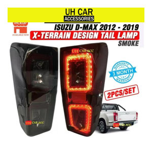 Isuzu D-Max 2012 - 2019 X-Terrain Design Tail Lamp ( Smoke )