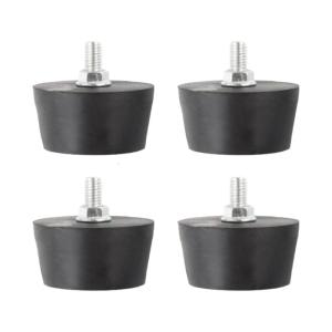 4PCS Rubber Vibration Dampers Sturdy Shock Absorbing Feet for Industrial Home Appliances Quiet Operations