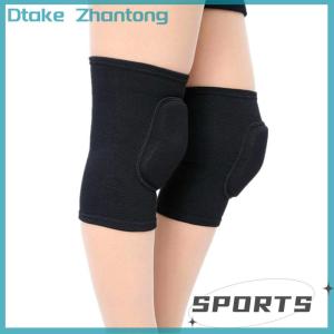 Dtake Compression Knee Pads Elastic Knee Protector Thickened Sponge Knee Brace Support For Dancing Workout Training Yoga