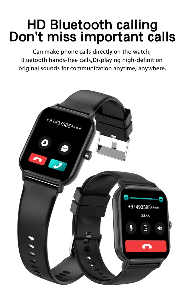 Aolon GTS SmartWatch 41mm Bluetooth Call Capacity 280mAh IP67