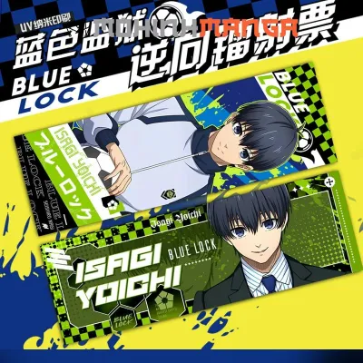 Bookmark Blue Lock có ánh hologram đánh dấu sách thẻ card Isagi Yoichi Hyoma Chigiri Meguru Bachira Kenyu Yukimiya