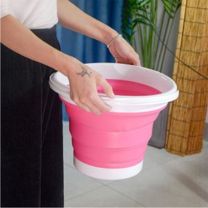 WD Ember Lipat Plastik Portable 3L 5L 10L - Ember Lipat Silikon Water Bucket Foldable Collapsible